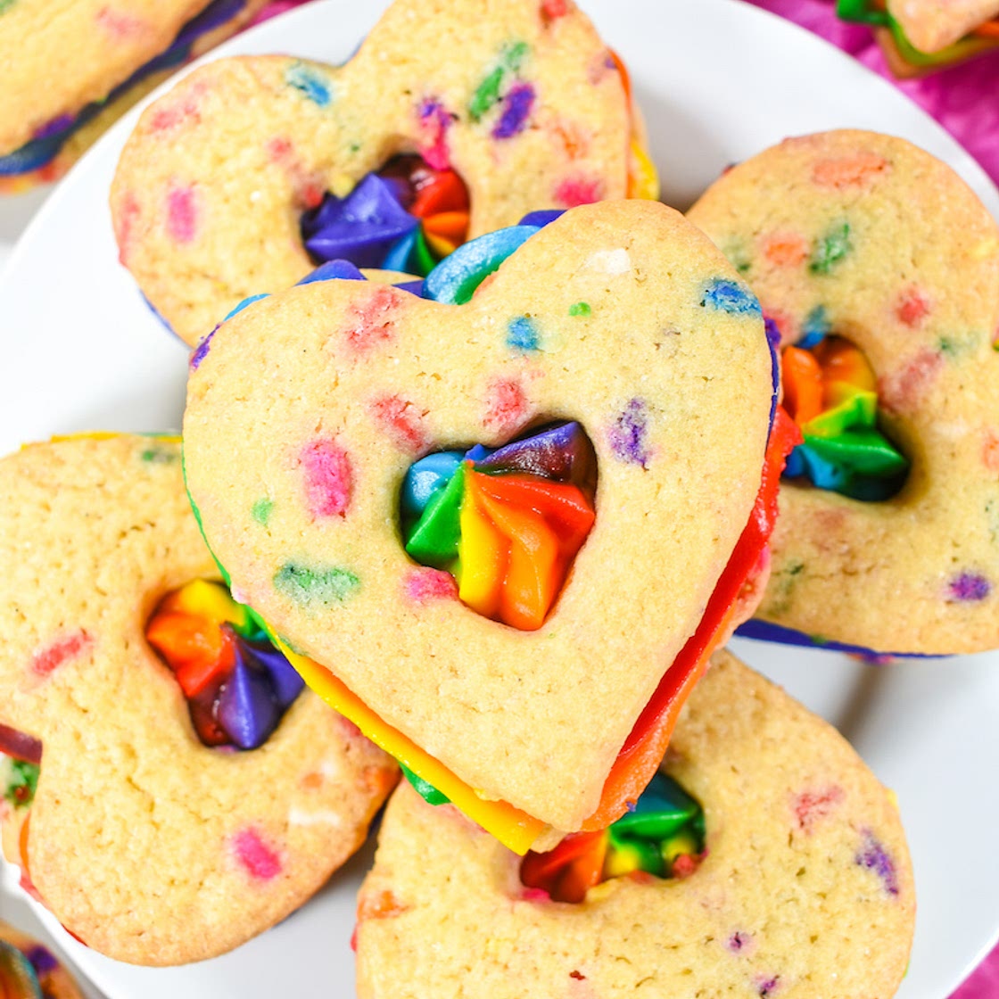 Buttercream Rainbow Cookies