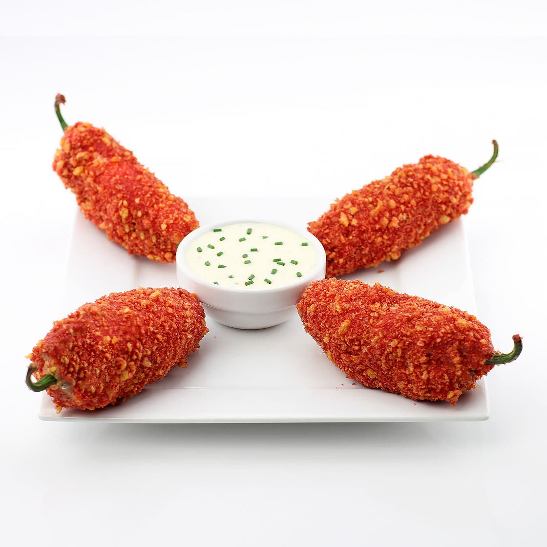 Flamin' Hot Cheetos Breaded Jalapeño Poppers Recipe