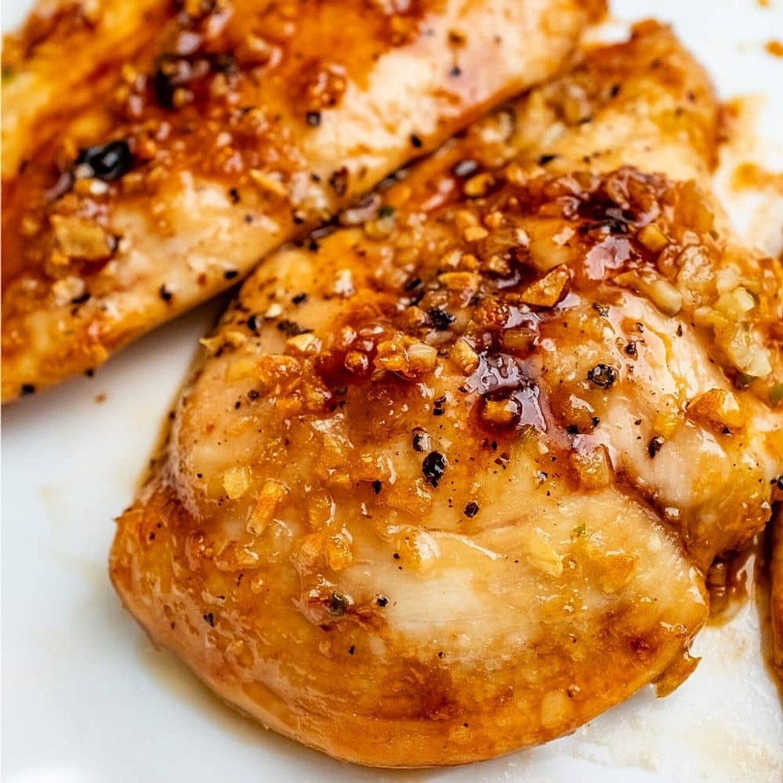 Baked Garlic Brown Sugar Chicken