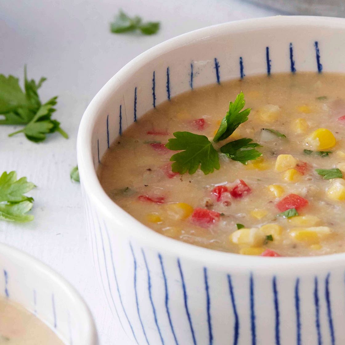 Easy Vegan Corn Chowder