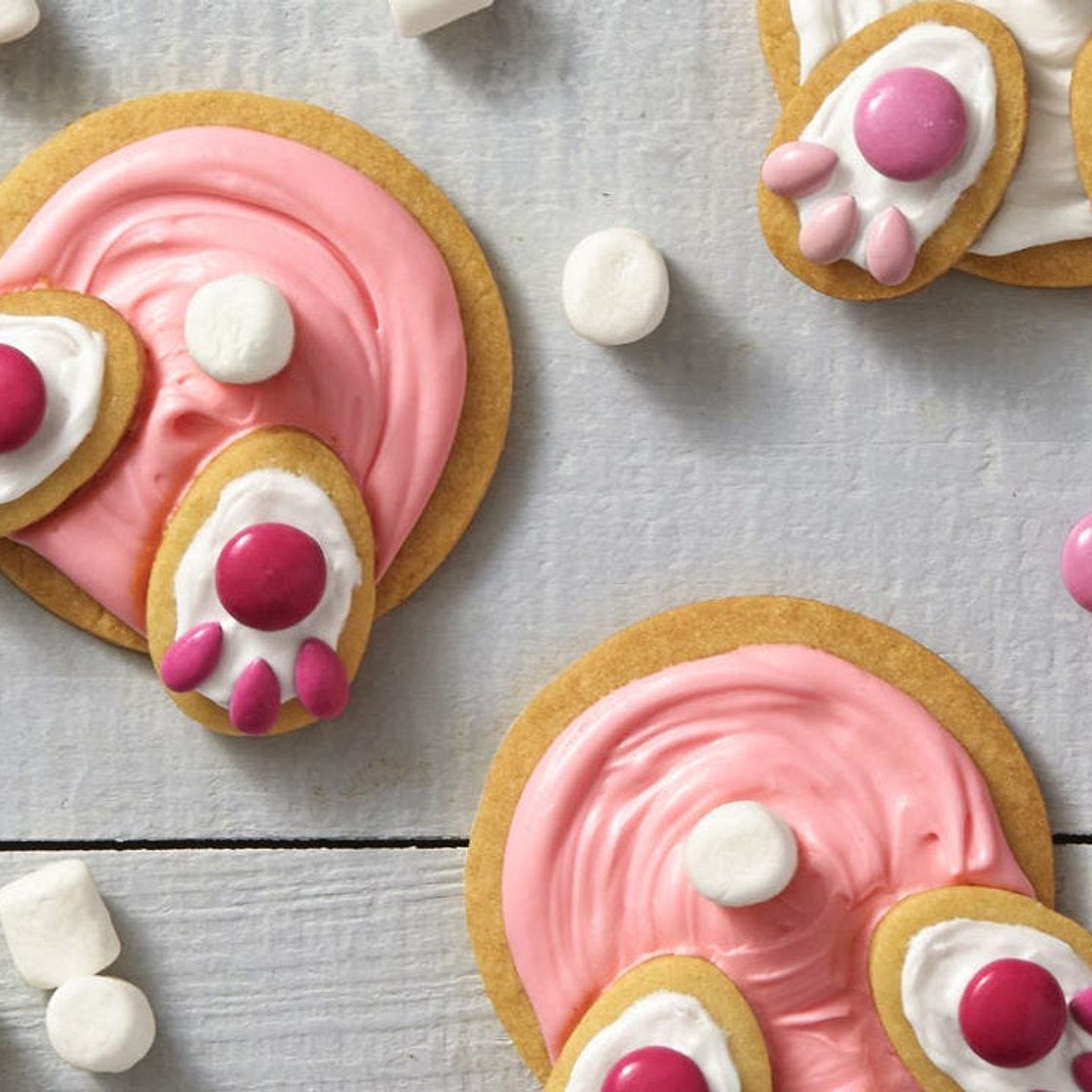 Candy Cottontail Bunny Cookies