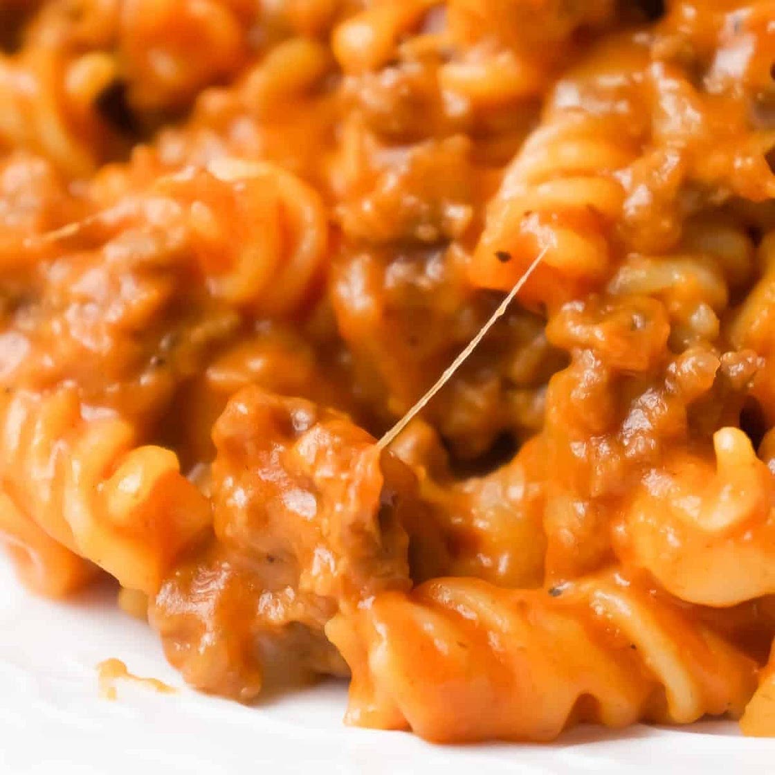 Instant Pot Cheesy Sloppy Joe Pasta