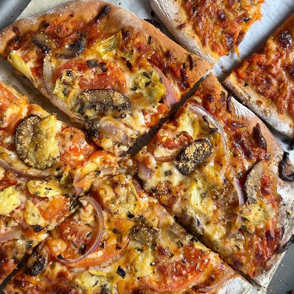 Whole Wheat Veggie Pizza