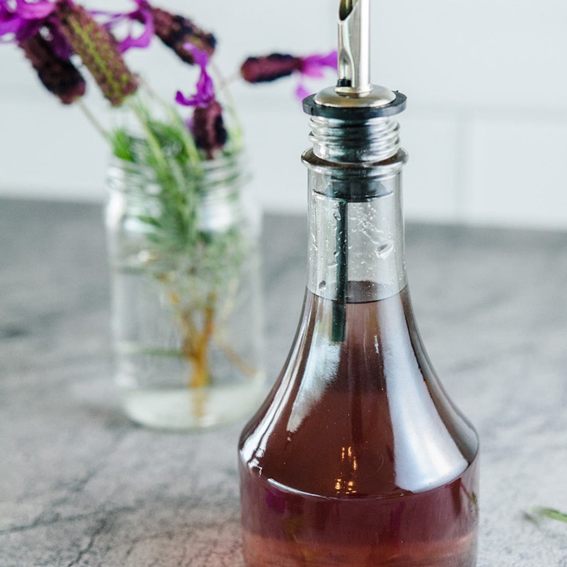 Vibrant Lavender Simple Syrup