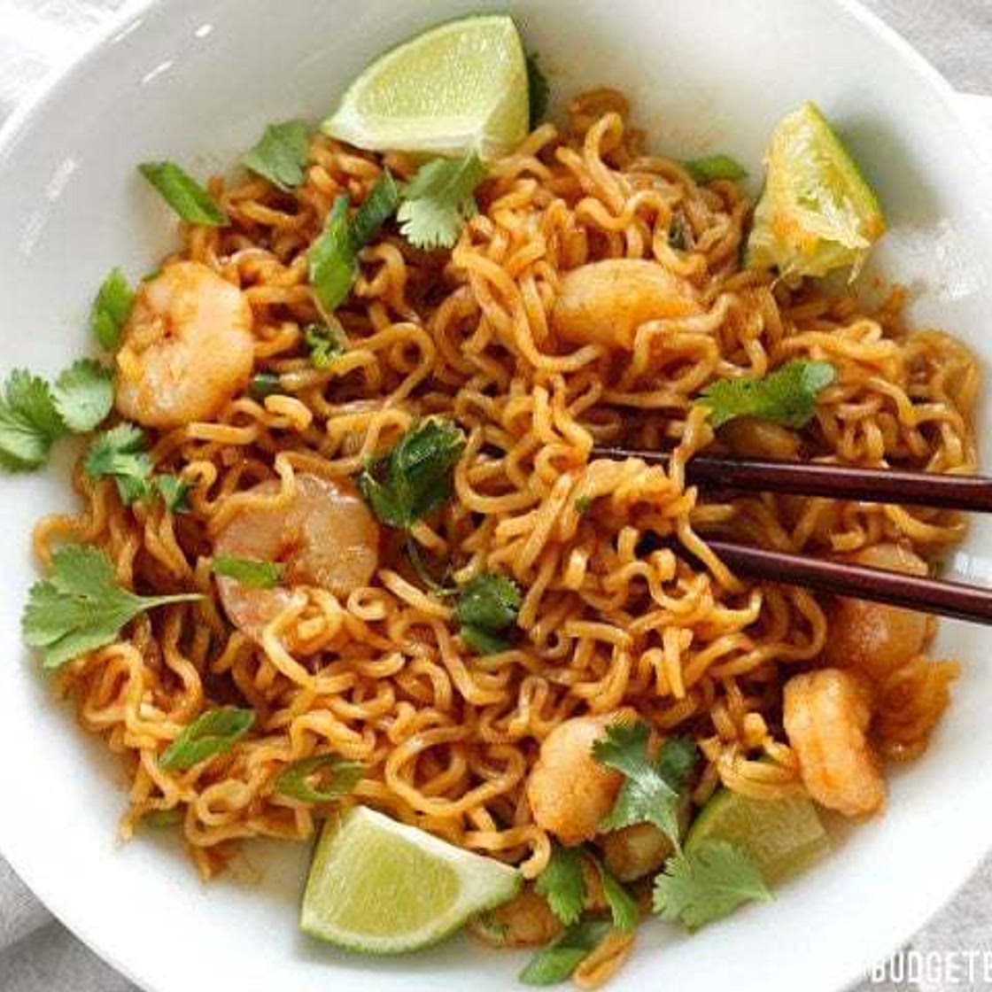 Lime Shrimp Dragon Noodles