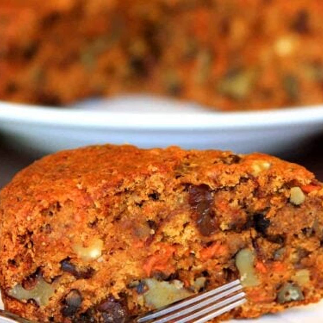 Sugar Free, Fat Free Vegan Carrot Cake