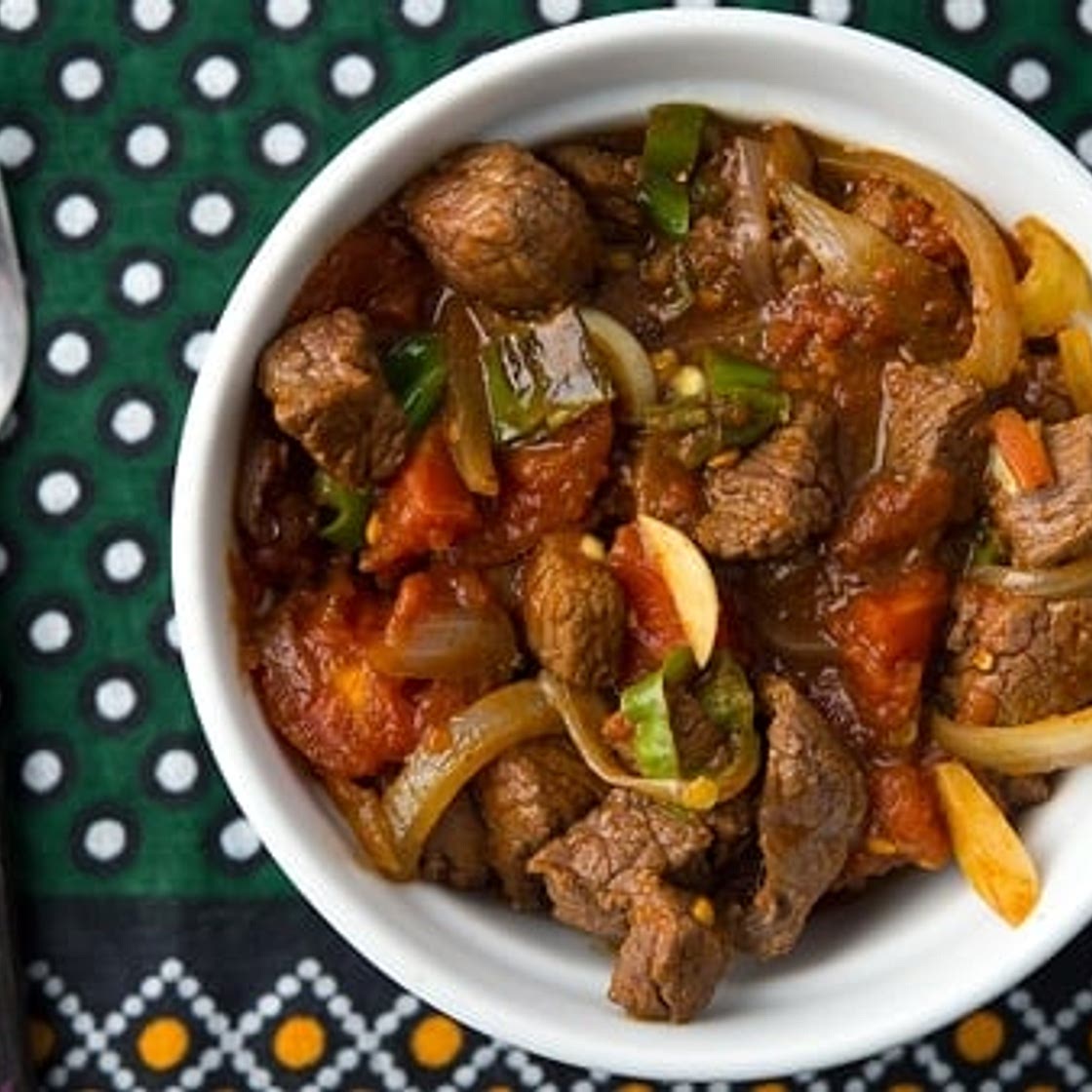 Tibs, Ethiopian Stir-Fried Beef or Venison