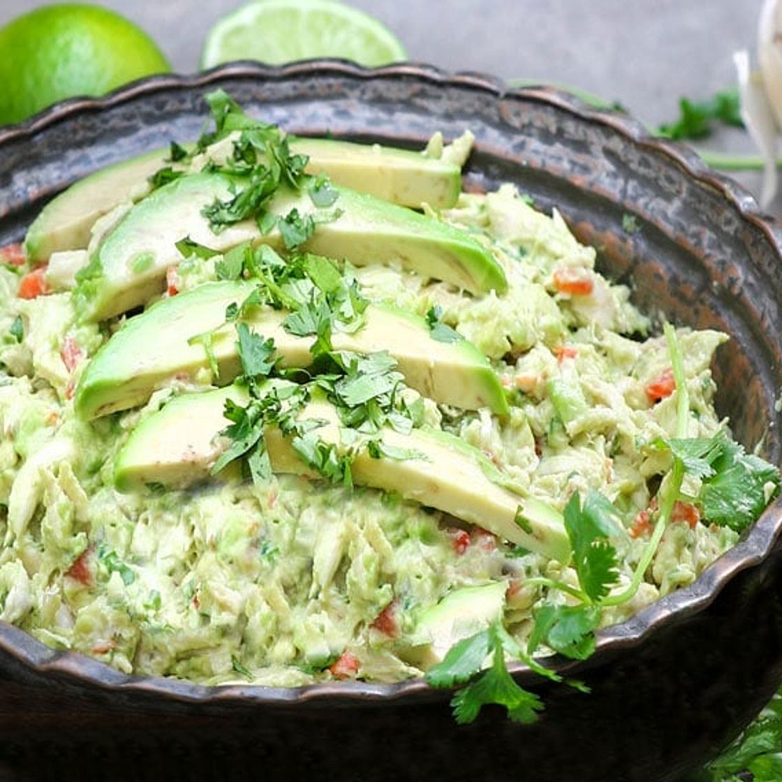 Venezuelan Avocado Chicken Salad: No Mayo