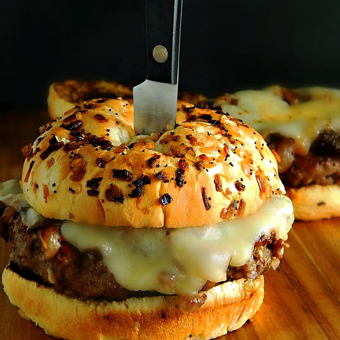 French Onion Soup Burgers