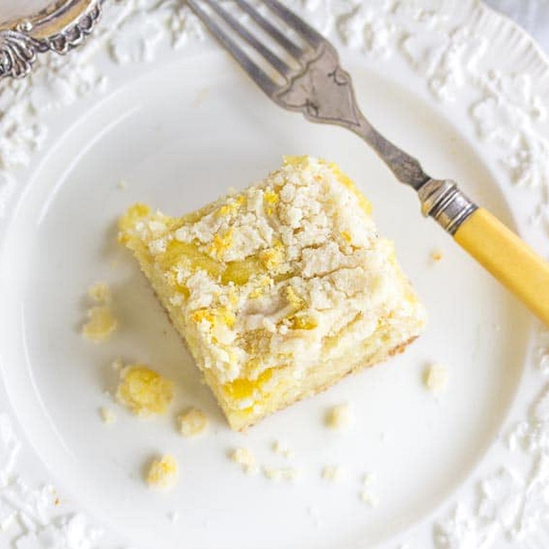 Low FODMAP Lemon Crumb Cake