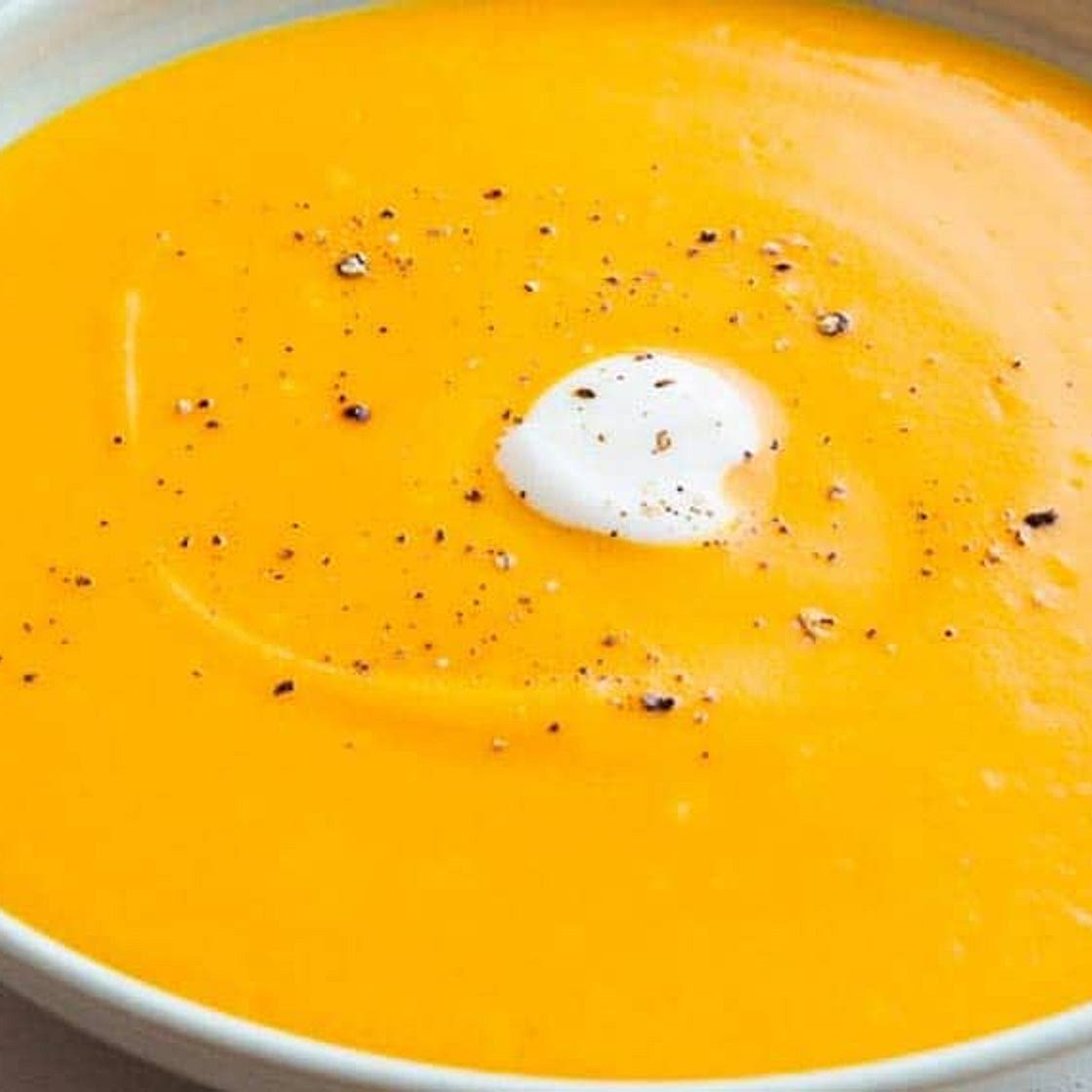Low FODMAP Carrot-Ginger Soup