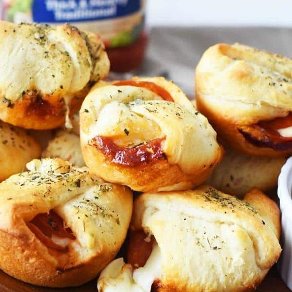 Pepperoni Cheese Pizza Bombs