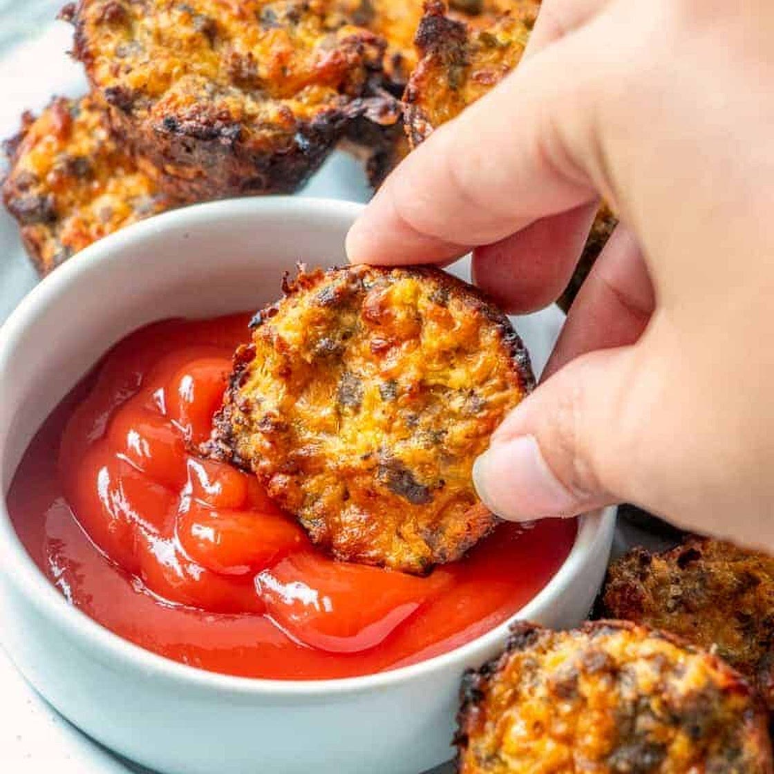 Healthy Cheeseburger Bites