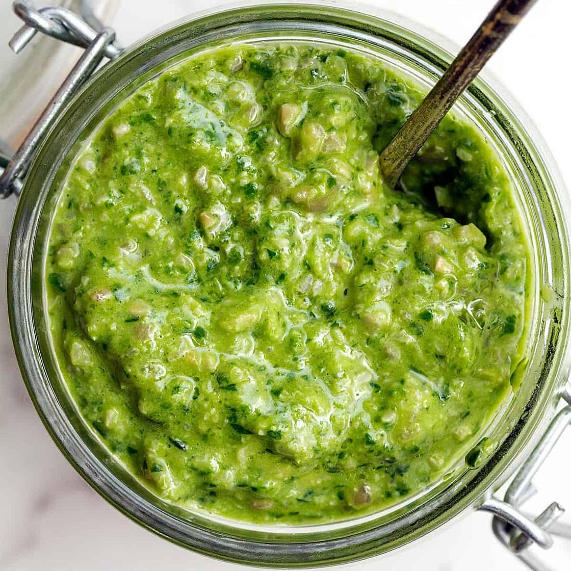 Creamy Spinach Pesto - No Nuts