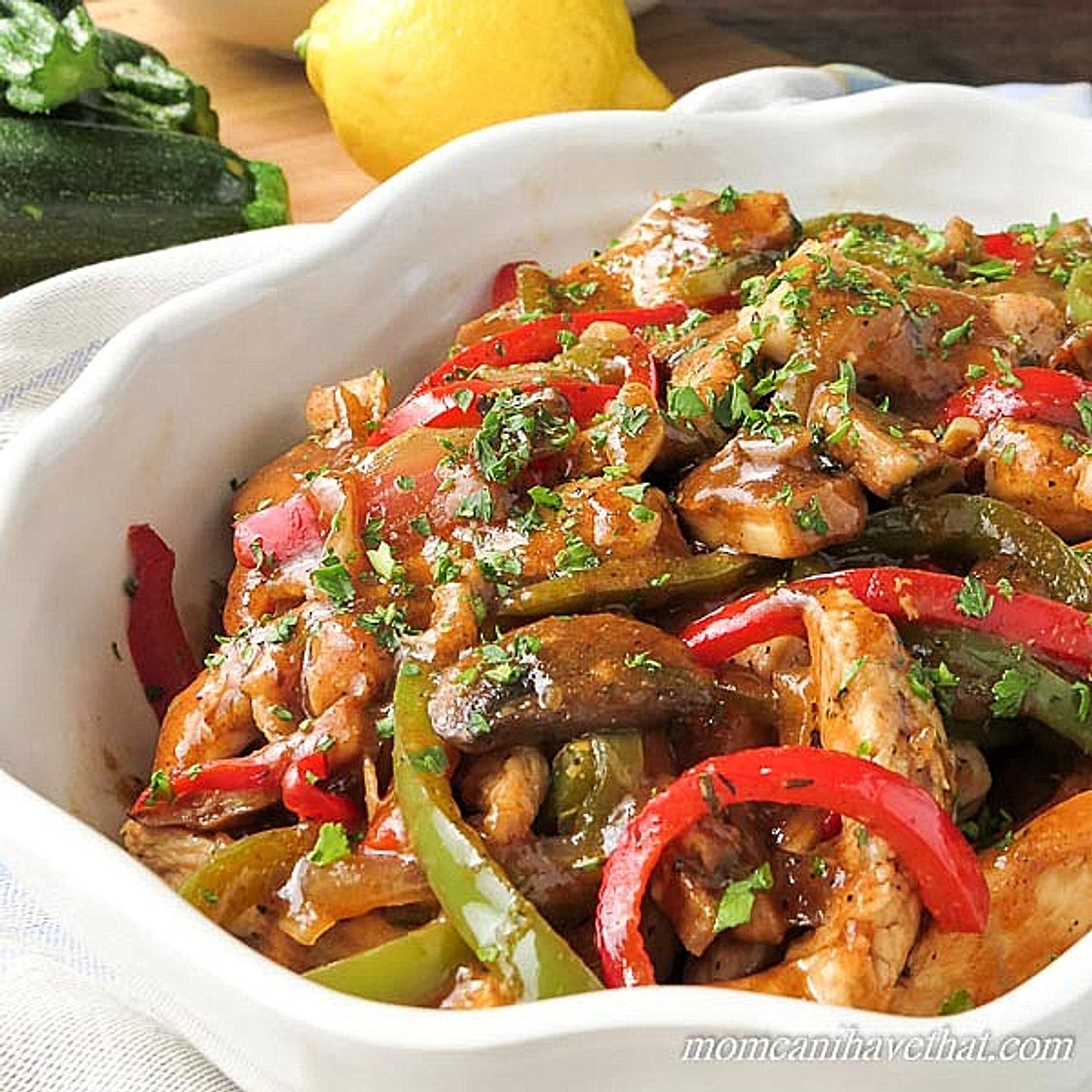 Low Carb Italian Chicken Cacciatore Recipe