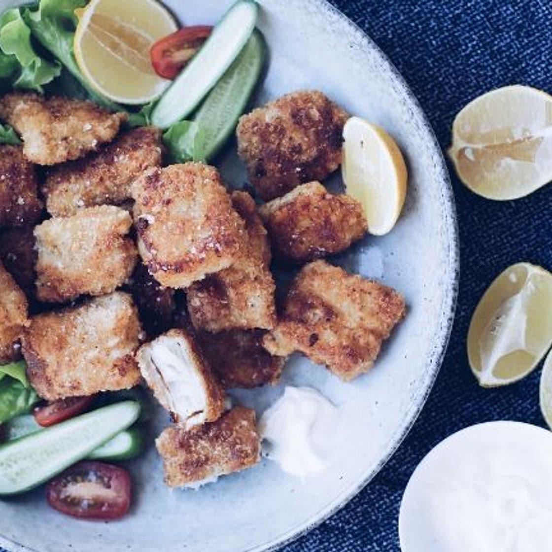 Lemony fish bites recipe