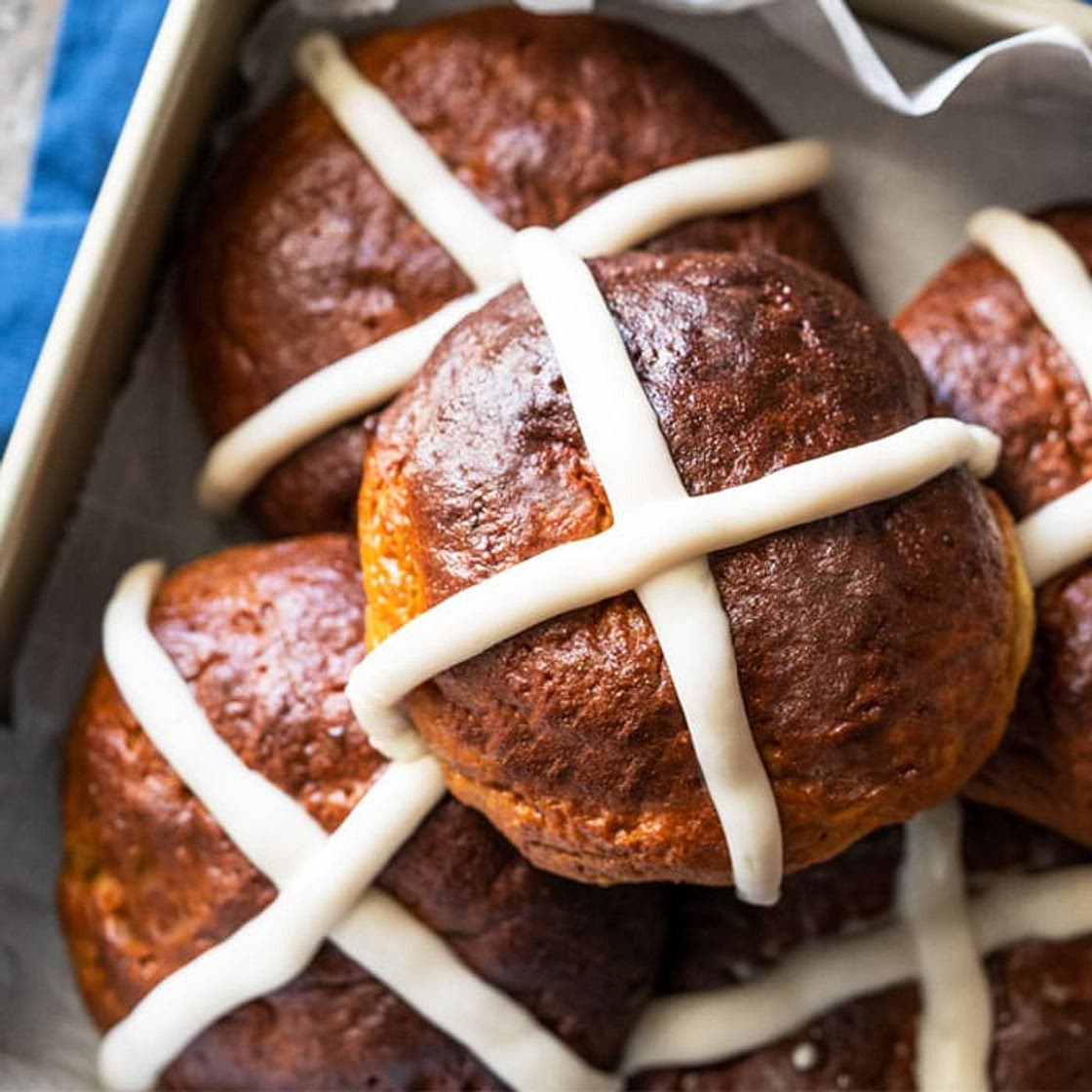 (Extra Fluffy!) Gluten Free & Keto Hot Cross Buns