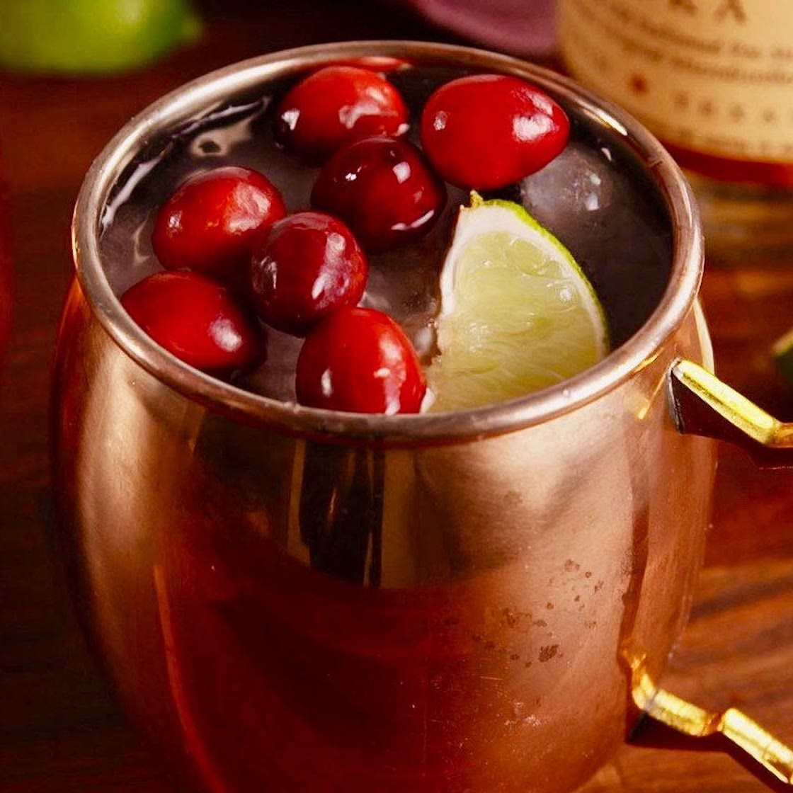 You Should Have A Cranberry Mule In Your Hand All Thanksgiving Day