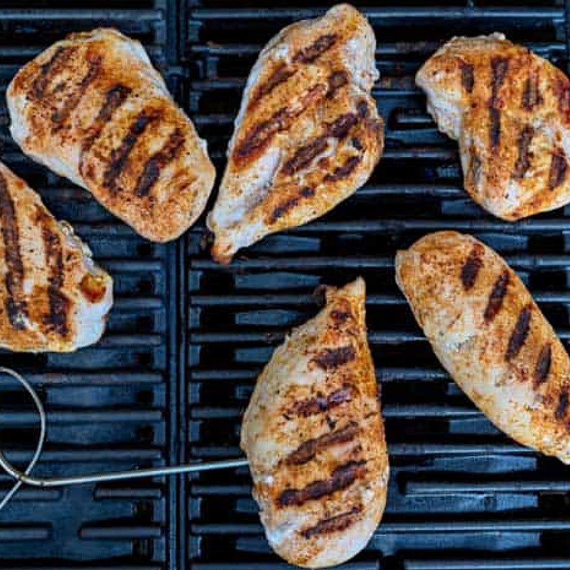 Gas Grilled Chicken Breast