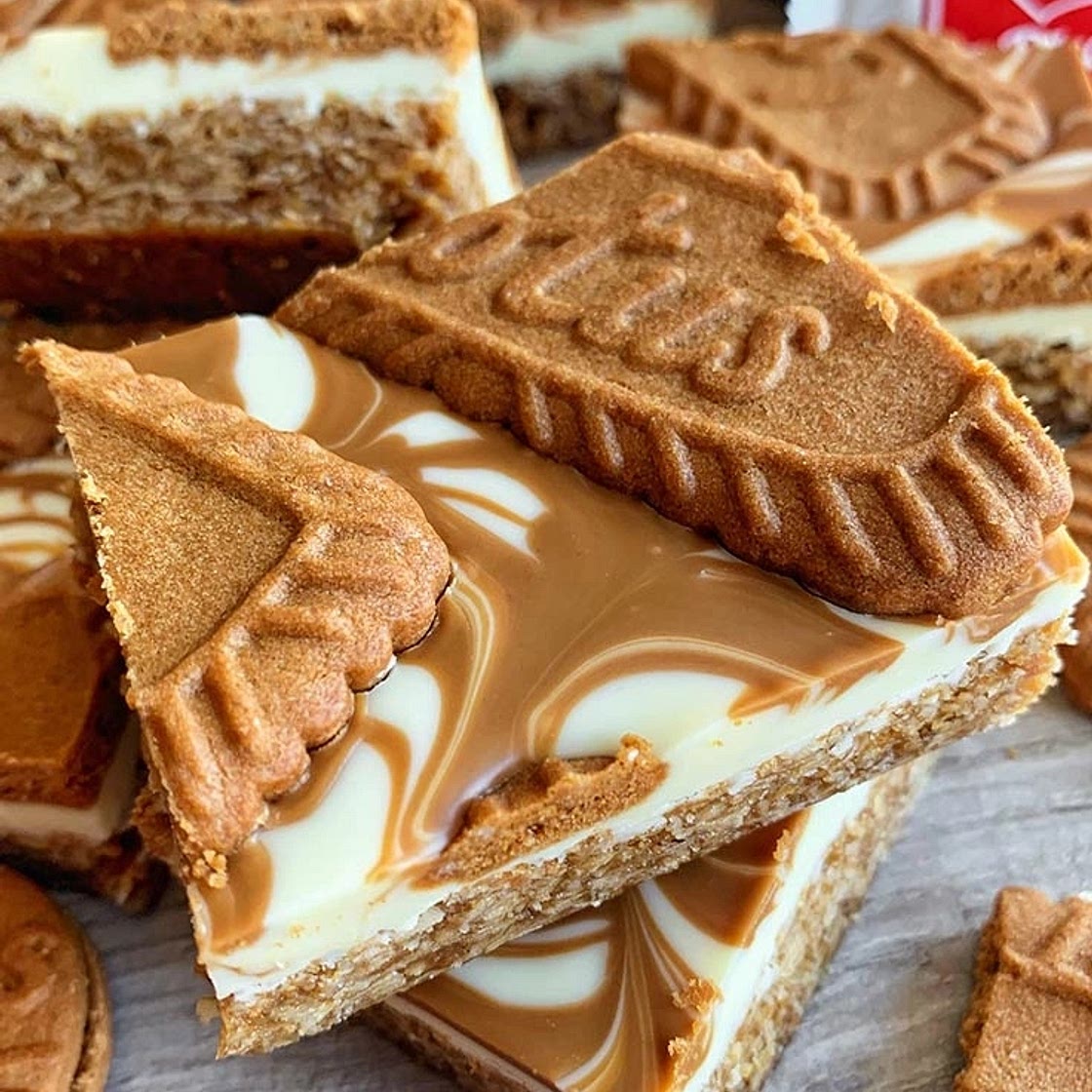 Lotus Biscoff Flapjacks