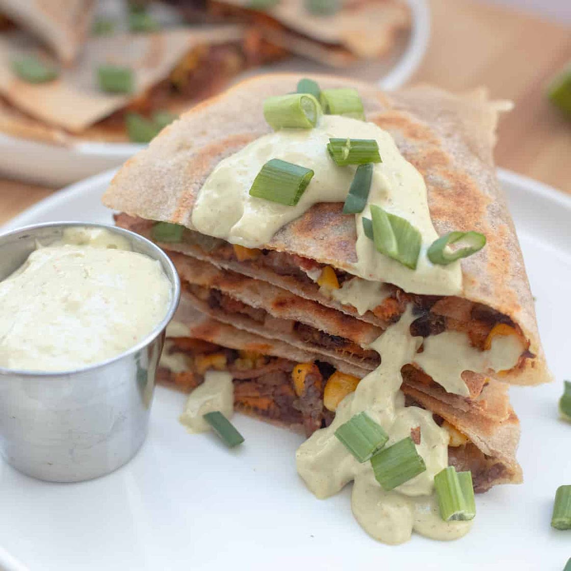 Sweet Potato Quesadillas Recipe