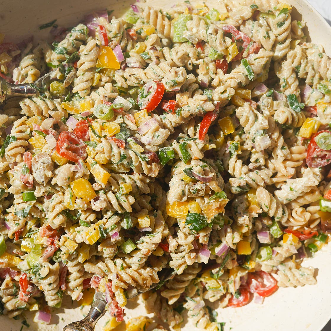 Creamy Vegan Pasta Salad