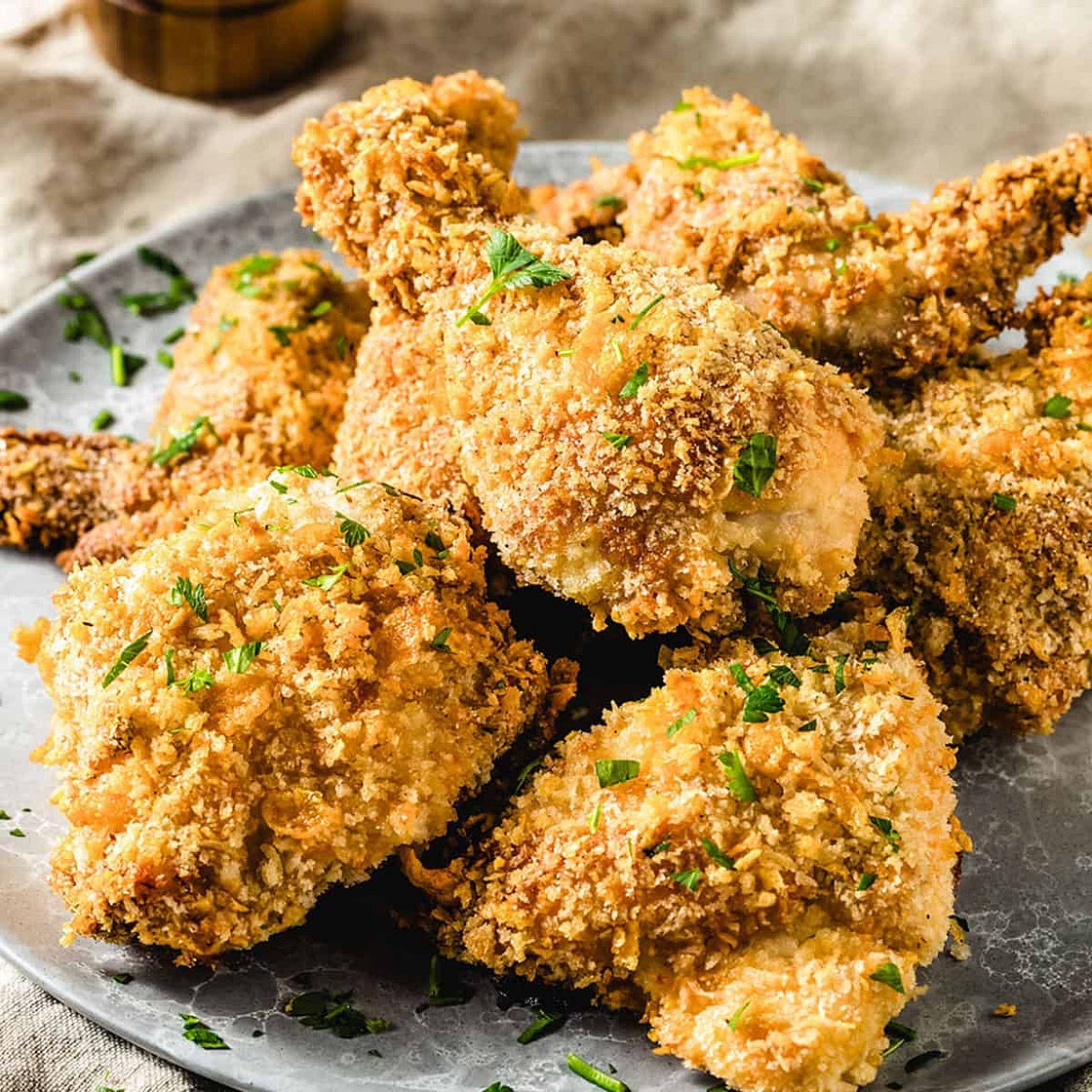 Easy Oven Fried Chicken