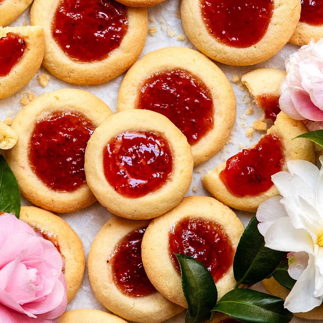 Jam Drops (Thumbprint Cookies)
