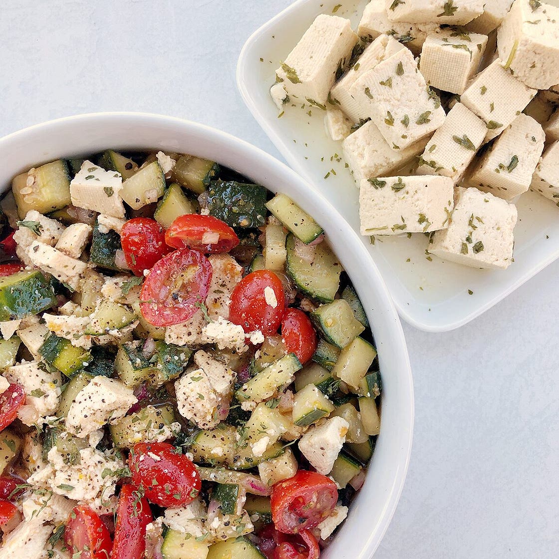 Vegan Tofu Feta Cheese