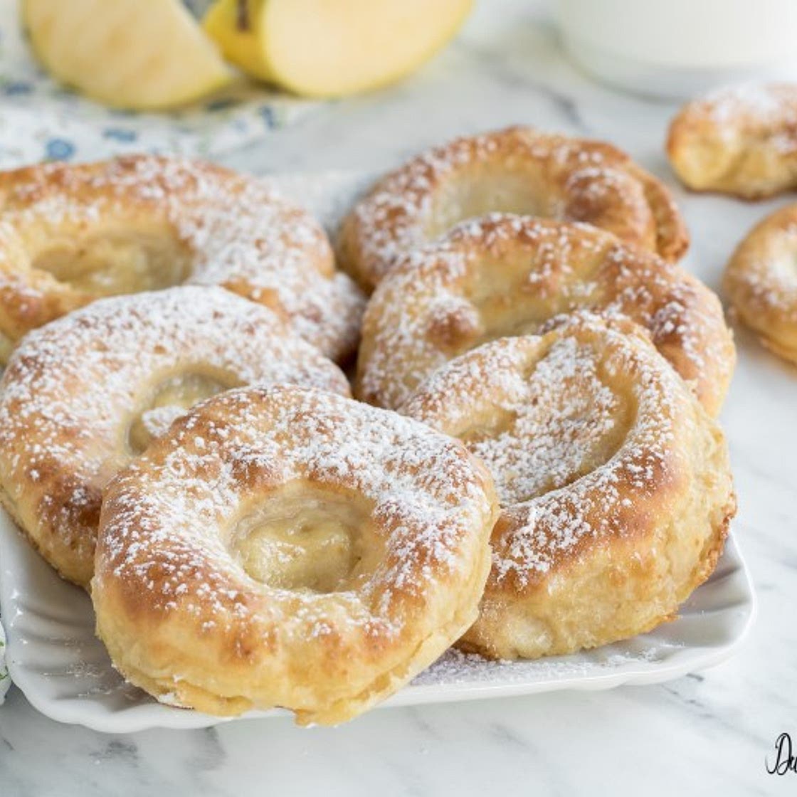 Frittelle di mele al forno