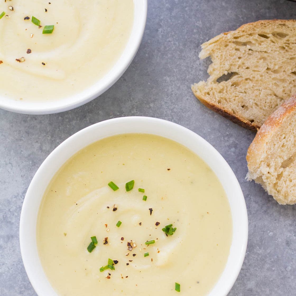 Instant Pot Potato Leek Soup