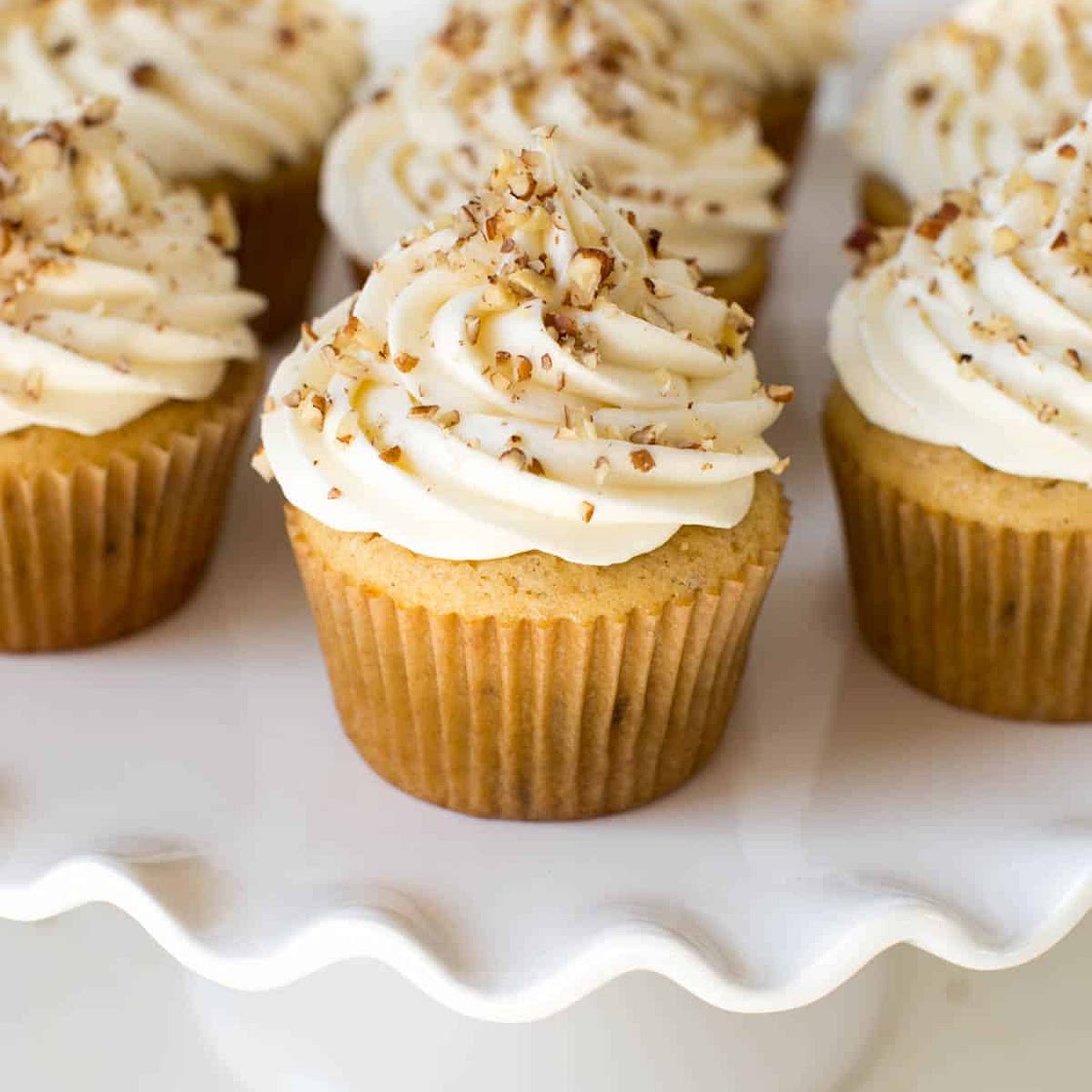 Maple Cupcakes with Maple Cream Cheese Frosting