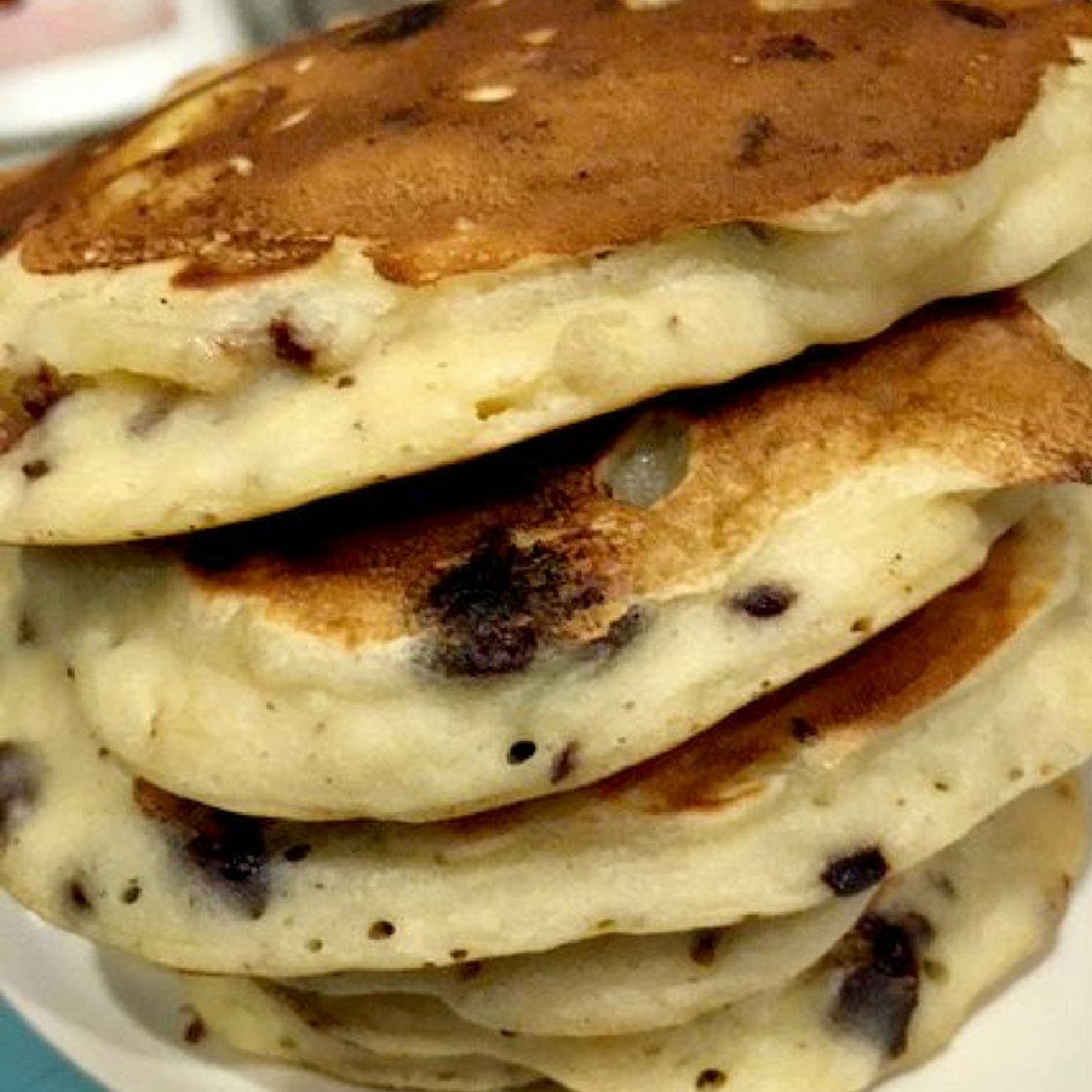 Chocolate Chip Banana Pancakes