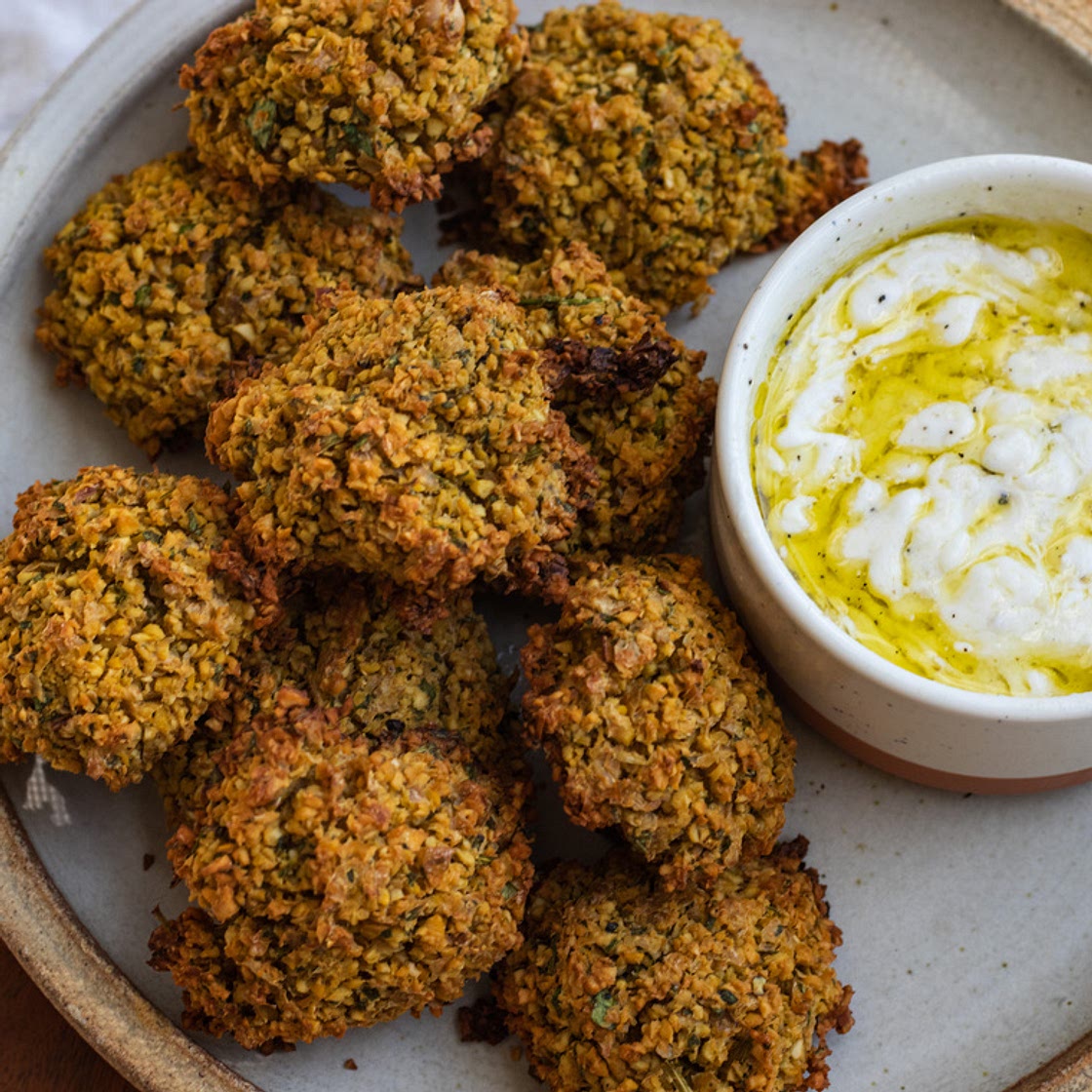 Crispy Baked Falafel Gluten Free