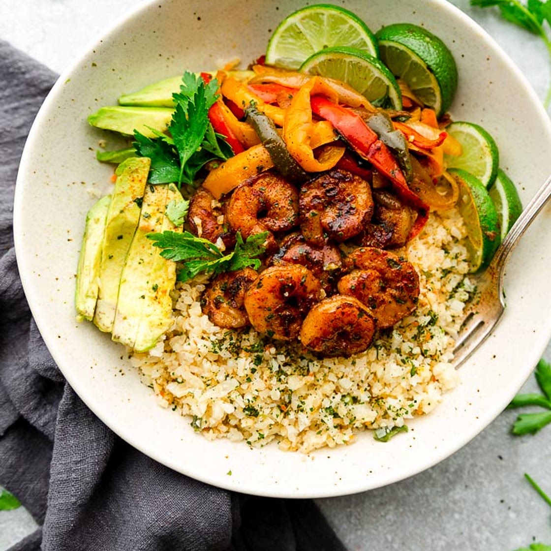 Chipotle Lime Shrimp Bowls