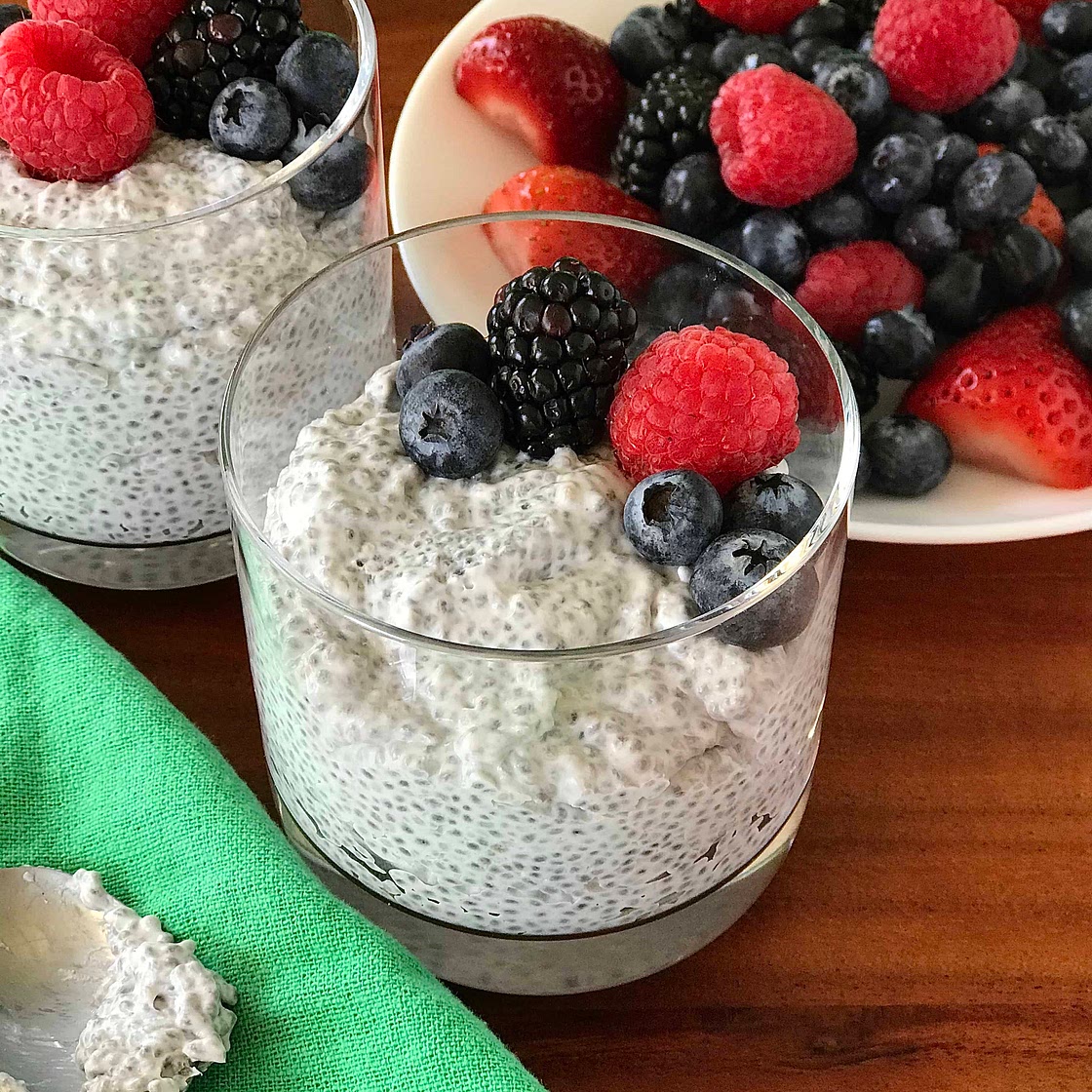 Vanilla Coconut Milk Chia Pudding