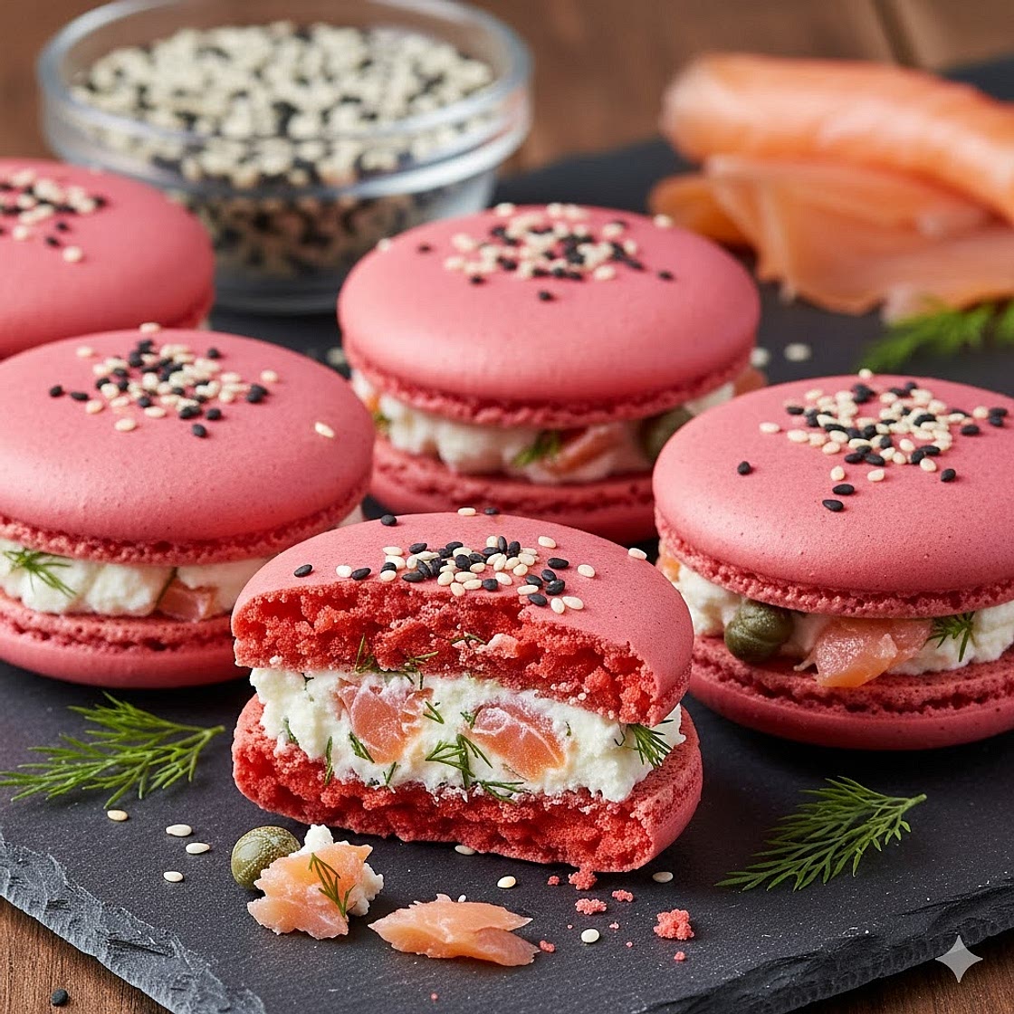 Salmon and Cheese Macaron - my version to be tried