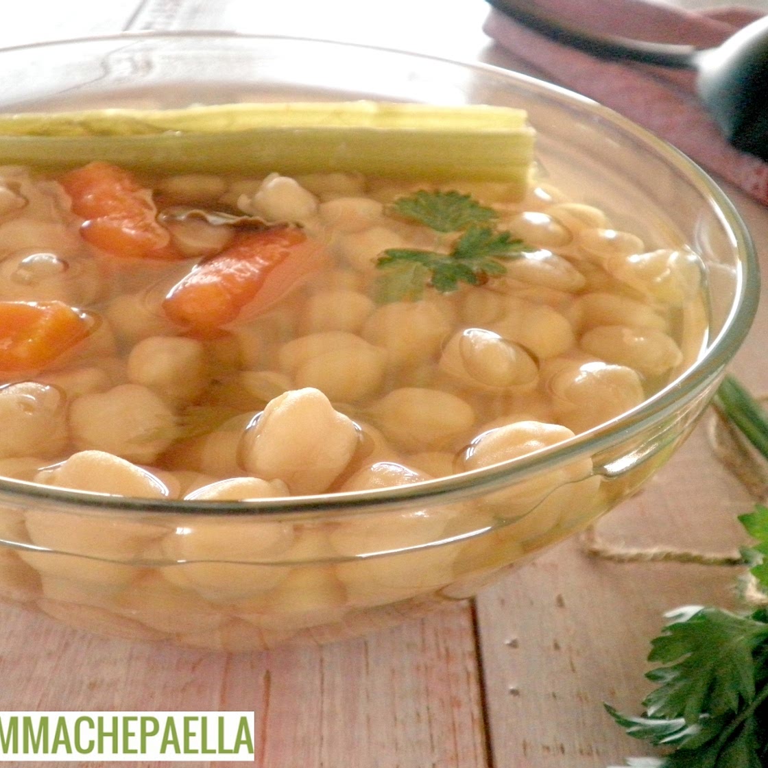 Ceci lessati in pentola a pressione