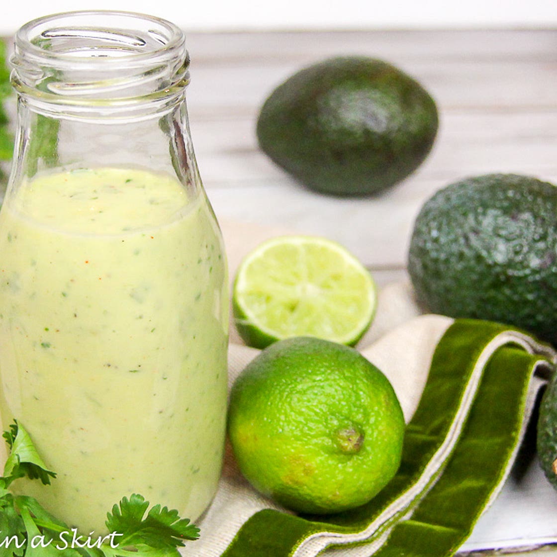 Healthy Creamy Avocado Lime Dressing