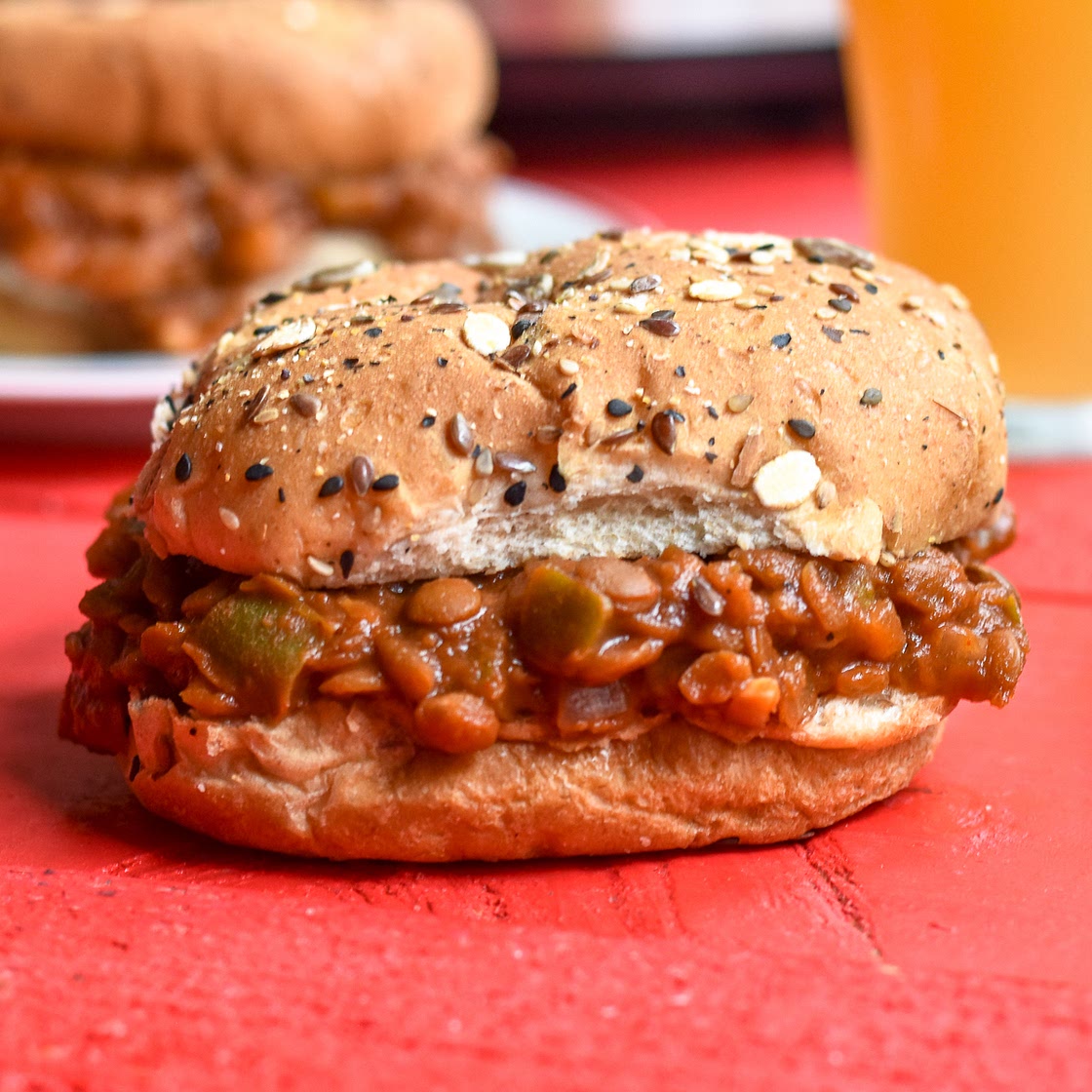 Slow Cooker Lentil Sloppy Joes