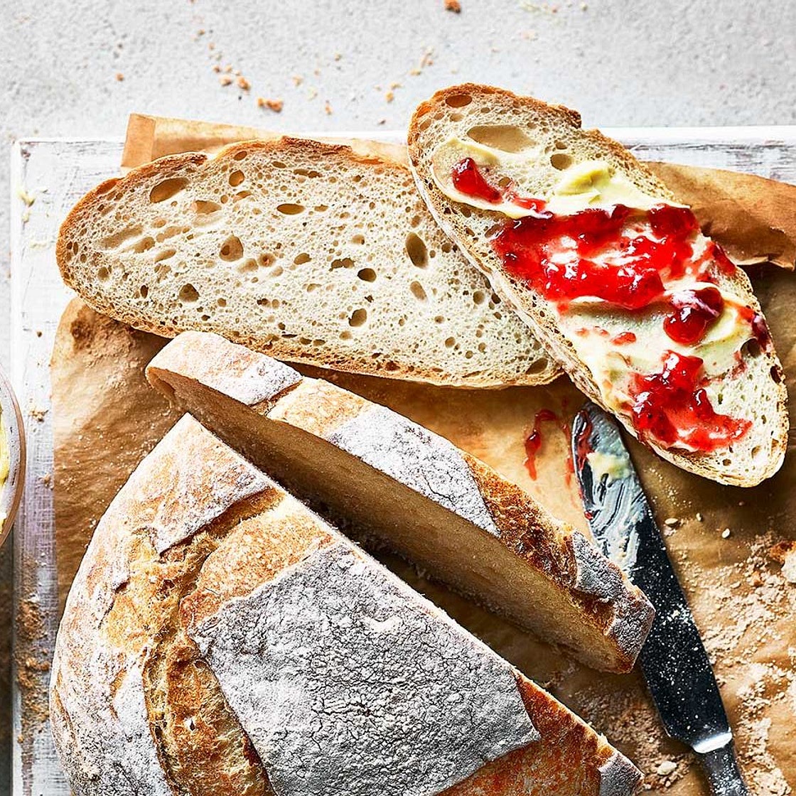 Starter-free sourdough