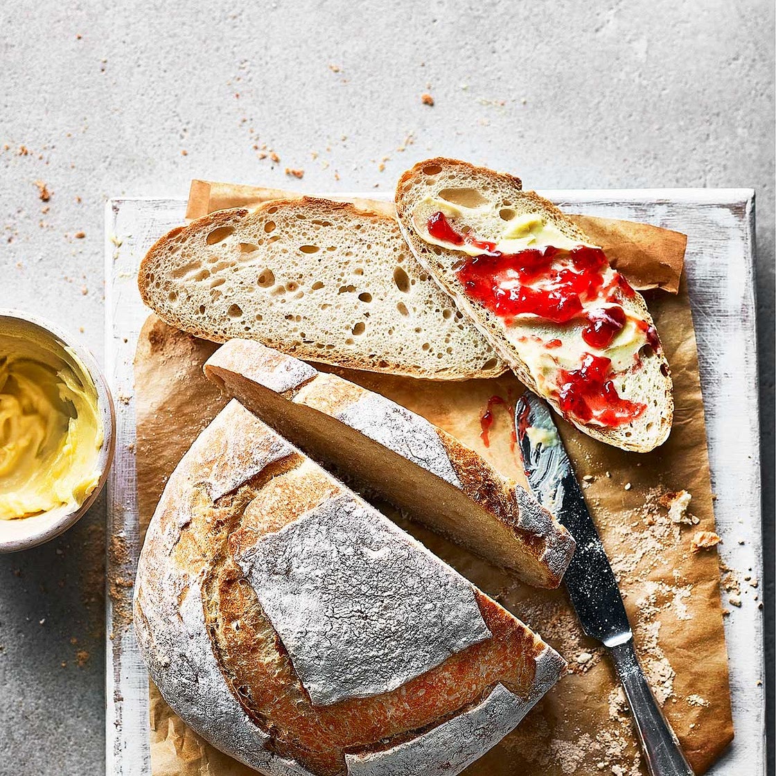 Starter-free sourdough