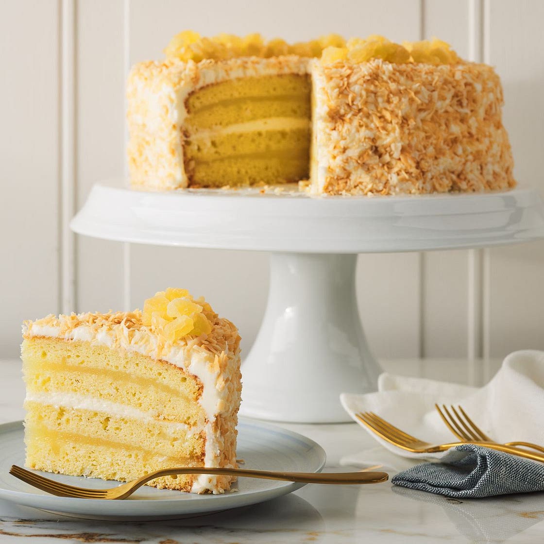 Pineapple-Coconut Cake