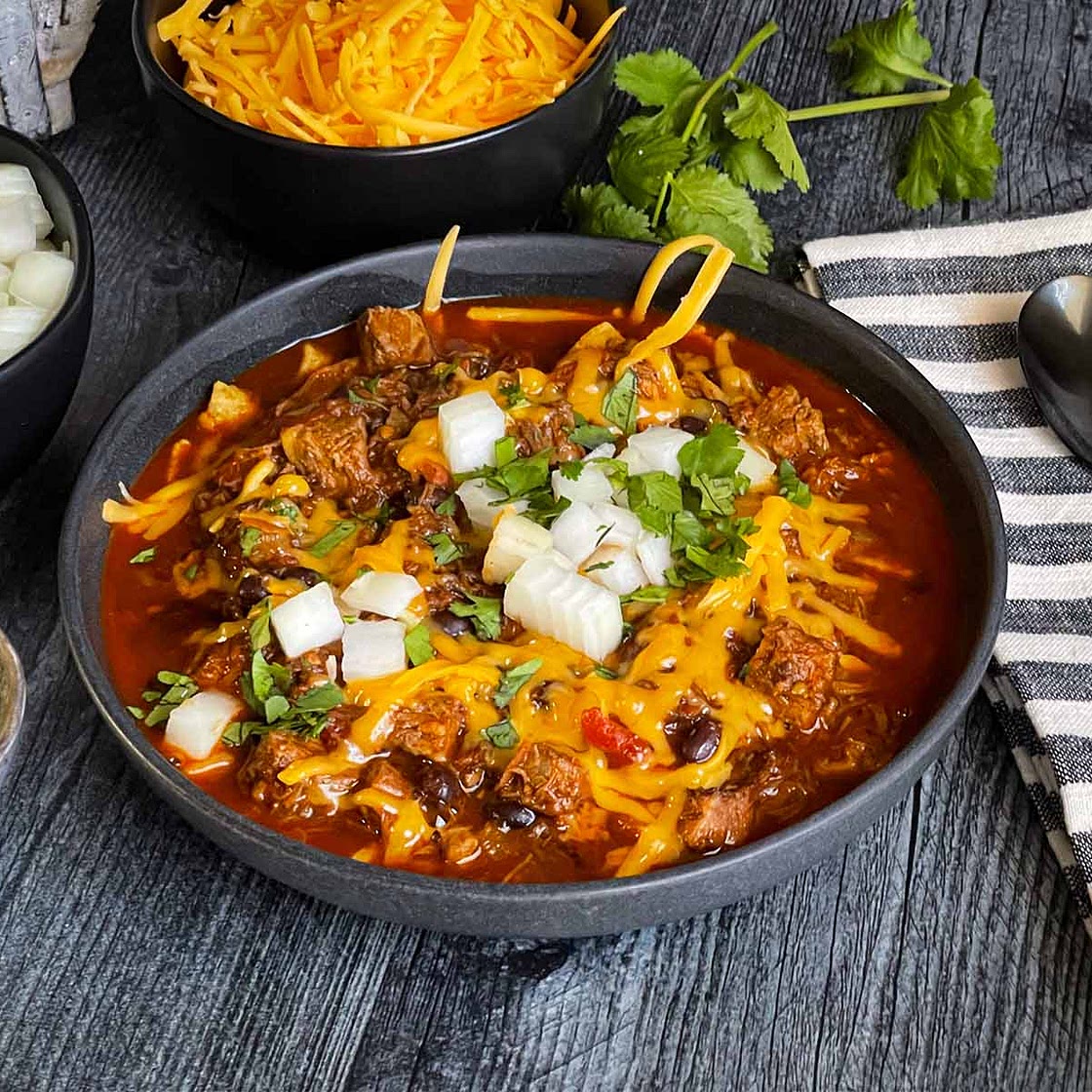 Smoked Texas Brisket Chili Recipe