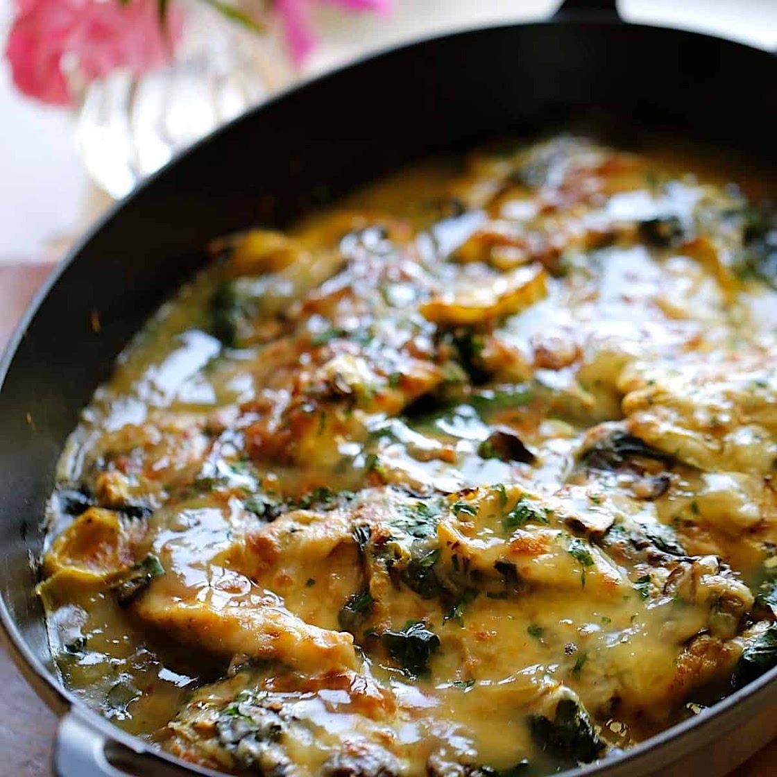 Artichoke and Spinach Chicken Bake Recipe
