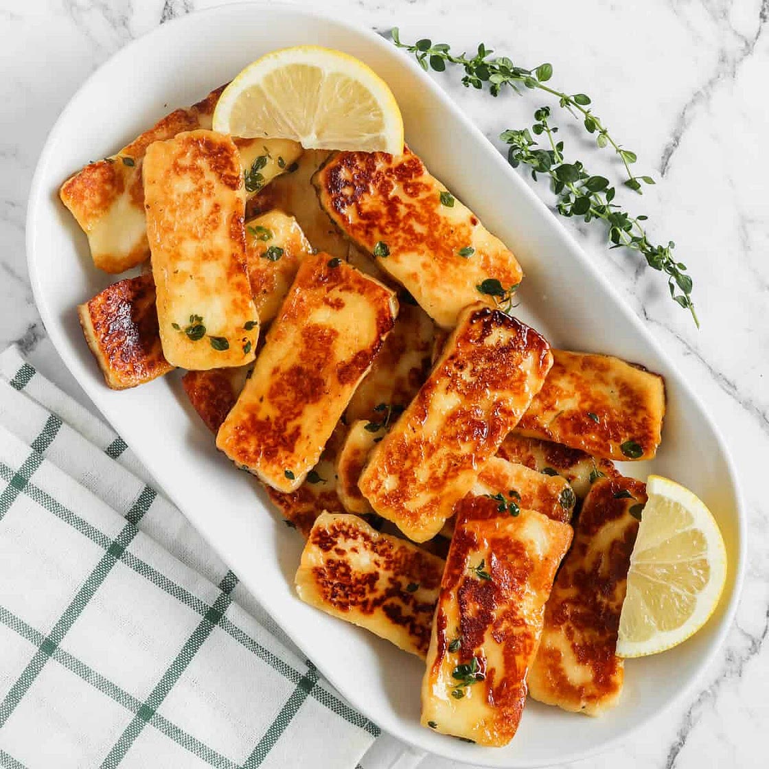 Honey Glazed Halloumi