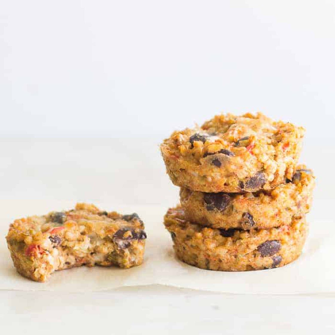 Kid Friendly Southwestern Oat Muffins