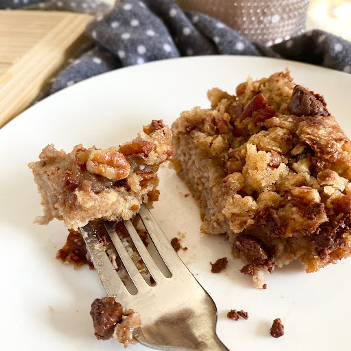 Chocolate Croissant Breakfast Bake