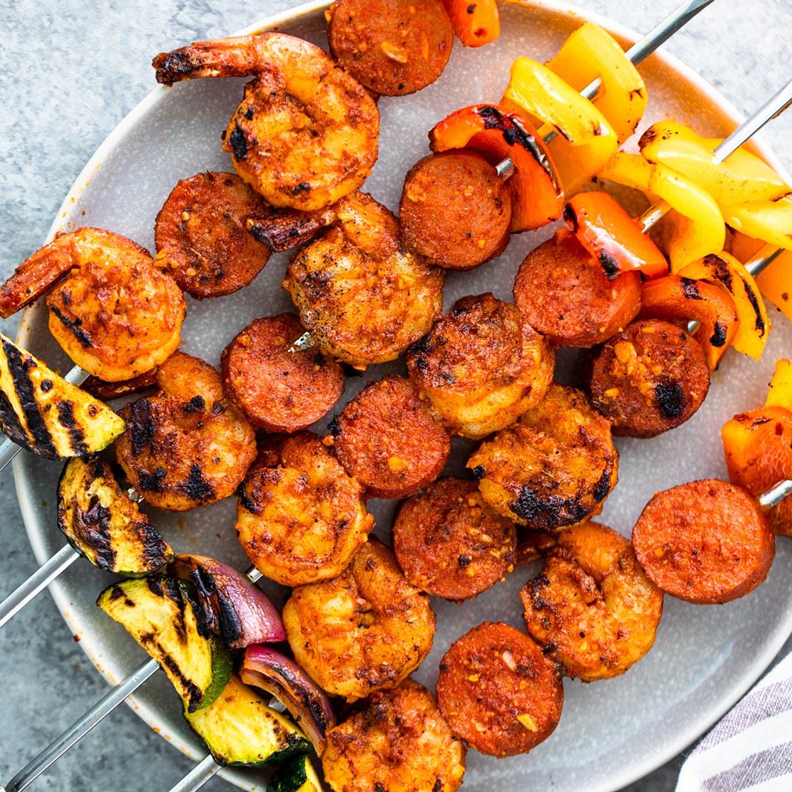 Grilled Cajun Shrimp Kabobs