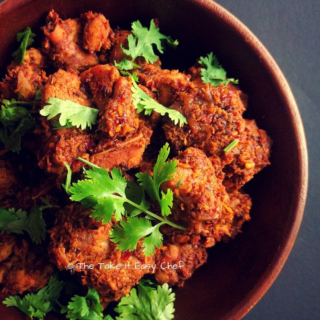 Kori Sukka / Chicken Sukka (Mangalore Style Dry Chicken Curry)